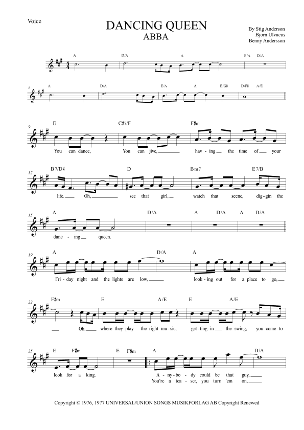 Dancing Queen (arr. Leonardo Silva)