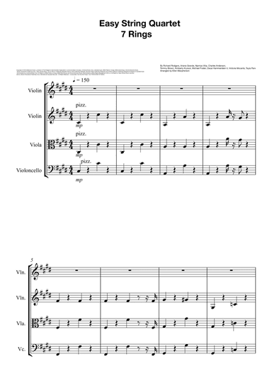 7 Rings (arr. Ellen Macpherson)