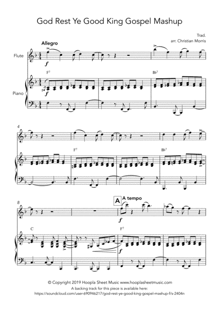 God Rest Ye Good King Gospel Mashup (arr. Hoopla Sheet Music)