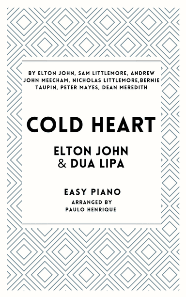Cold Heart (pnau Remix) (arr. Paulo Henrique)