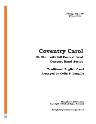 Coventry Carol (arr. Colin P. Langille)