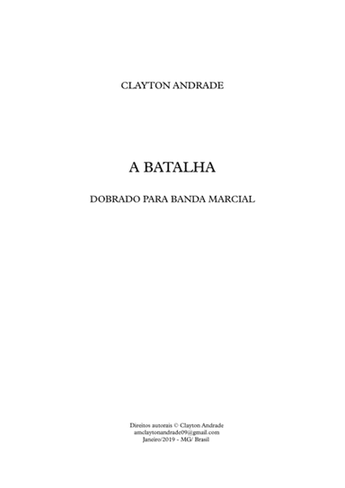 DOBRADO PARA BANDA MARCIAL - A BATALHA