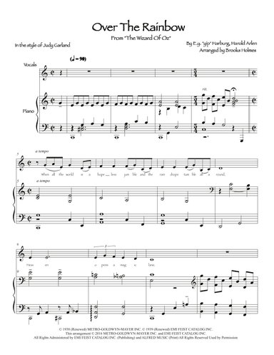 Over The Rainbow (arr. Brooks Holmes)