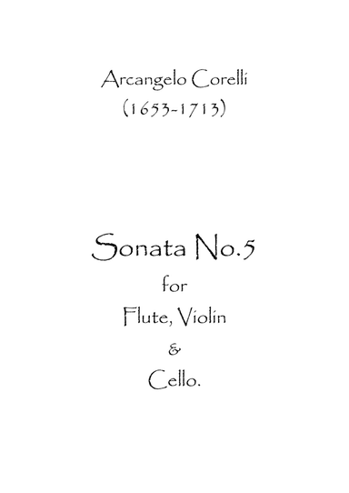 Sonata No.5 (arr. Spence Bundy)