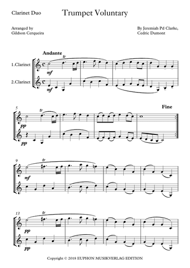 Trumpet Voluntary (arr. Gildson Cerqueira)
