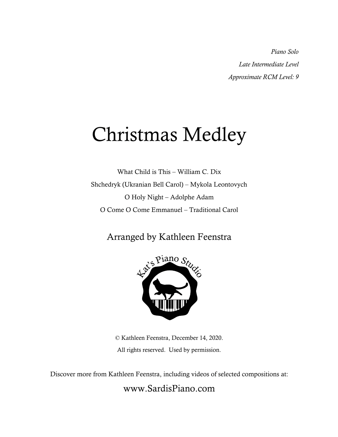 Christmas Medley (arr. Kathleen R Feenstra)