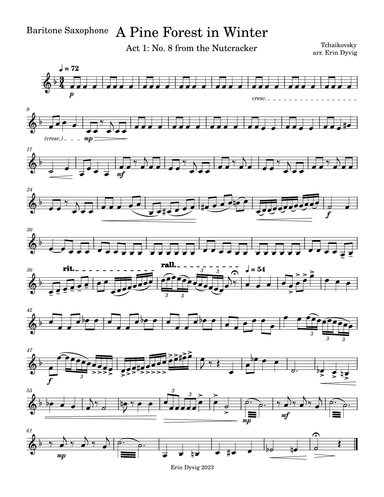 A Pine Forest in Winter from the Nutcracker (arr. Erin Dyvig)