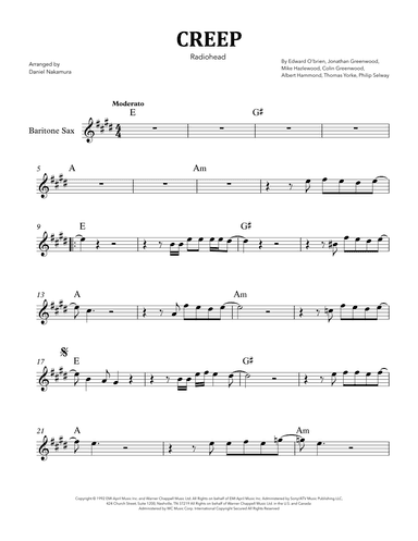 Creep (arr. Daniel Nakamura)
