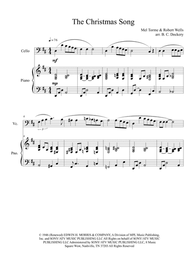 The Christmas Song (chestnuts Roasting On An Open Fire) (arr. B. C. Dockery)
