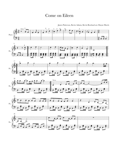Come On Eileen (arr. Elayne Harris)