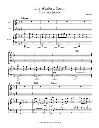 The Wexford Carol (arr. Jan Powell)