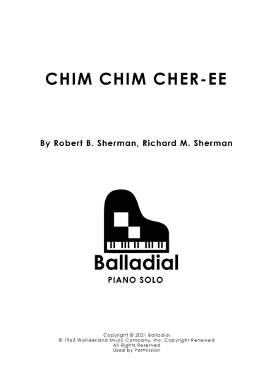 Chim Chim Cher-ee (arr. Jessica Ranft)