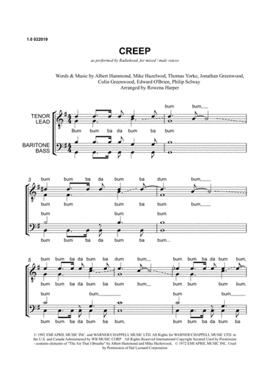 Creep (arr. Rowena Harper)