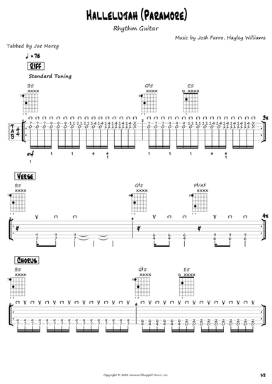 Hallelujah (arr. Joe Moreg)