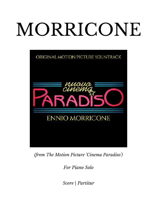 Cinema Paradiso (arr. Flavio Regis Cunha)