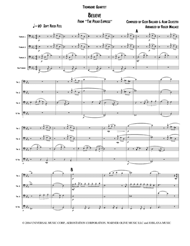 The Polar Express  from Warner Bros. Pictures' THE POLAR EXPRESS (arr. Roger Wallace)