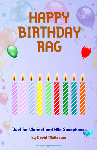 Happy Birthday Rag, for Clarinet and Alto Saxophone Duet (arr. David McKeown)