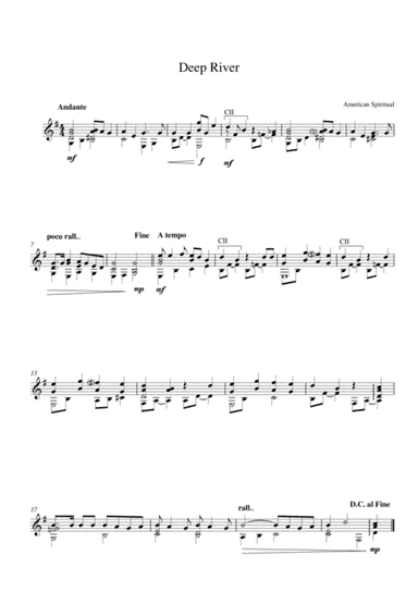 Deep River (arr. Adrian Allan)