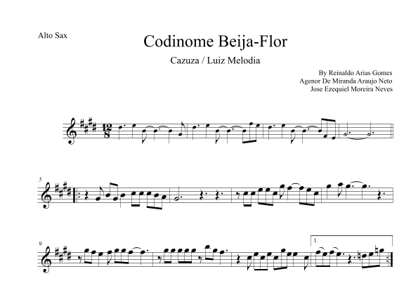 Codinome Beija-flor (arr. Leo Silva)