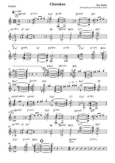 Cherokee (szczesniak Polish Children's Version) (arr. Fernando Corrêa)