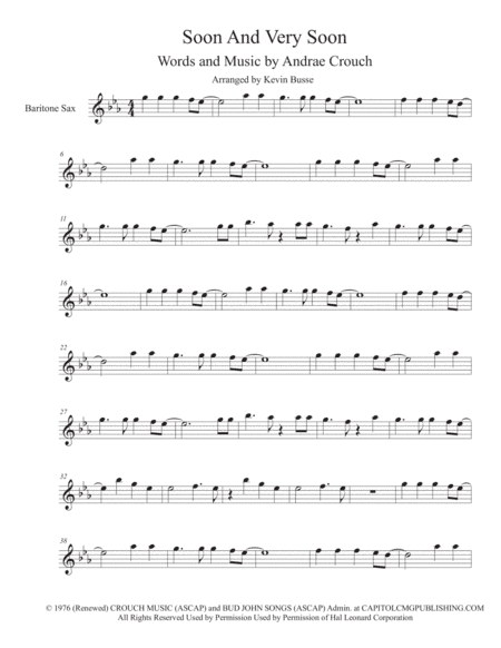 Soon And Very Soon (arr. Kevin Busse)