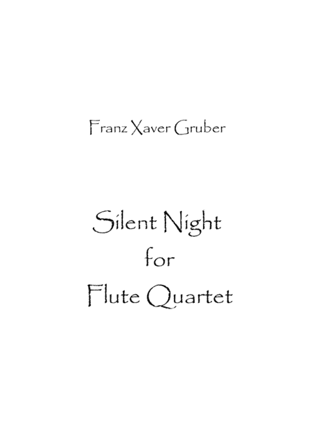 Silent Night (arr. Spence Bundy)