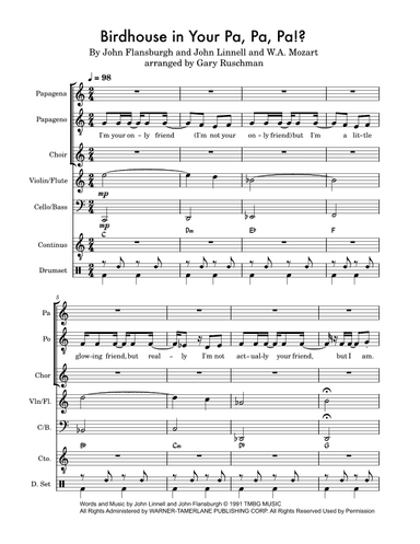 Birdhouse In Your Soul (arr. Gary Ruschman)