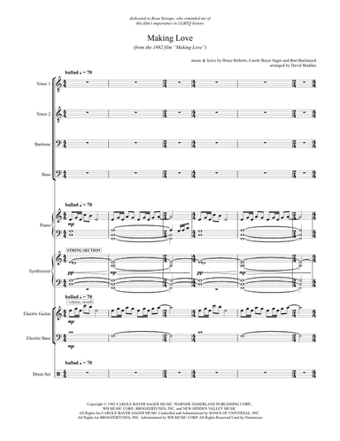 Making Love (arr. David Maddux)