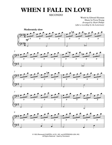 When I Fall In Love (arr. Mark Phillips)