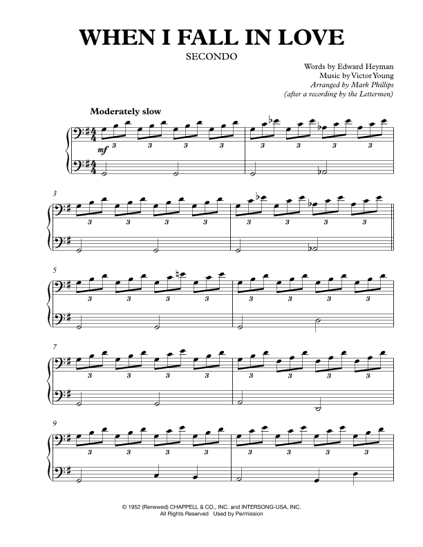 When I Fall In Love (arr. Mark Phillips)
