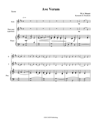 Ave Verum (arr. Kenneth D. Friedrich)
