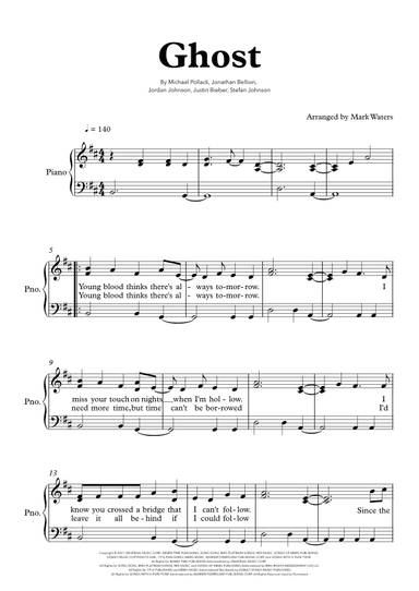 Ghost (arr. Mark Waters)