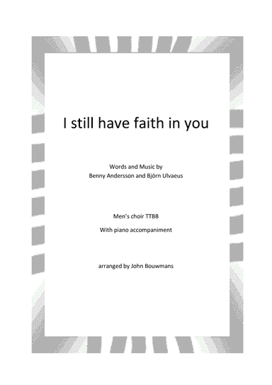 I Still Have Faith In You (arr. John Bouwmans)