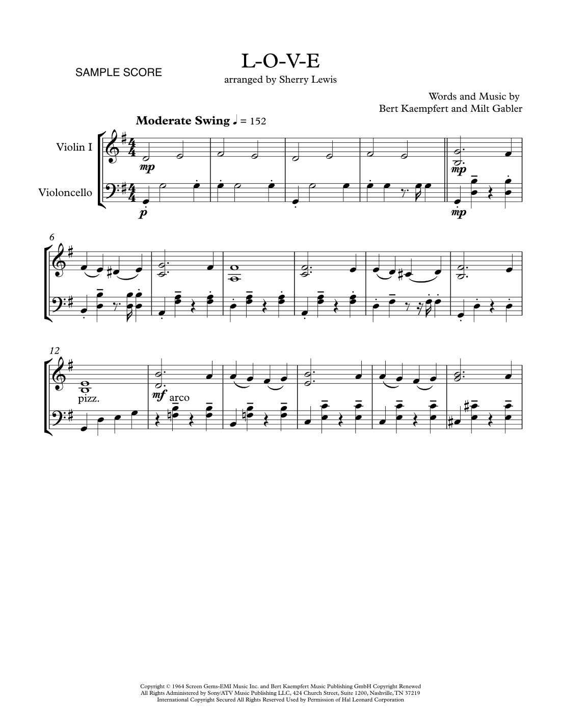 L-O-V-E (arr. Sherry Lewis)