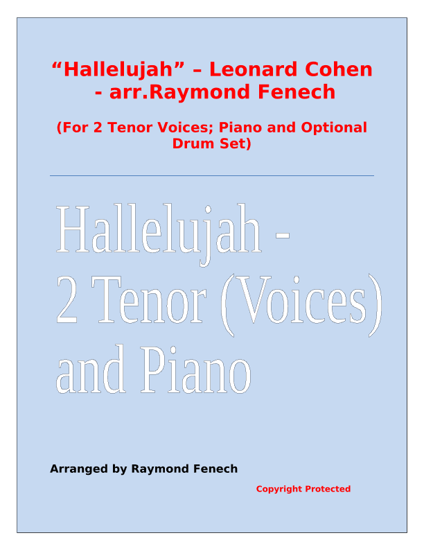 Hallelujah (arr. Raymond Fenech)