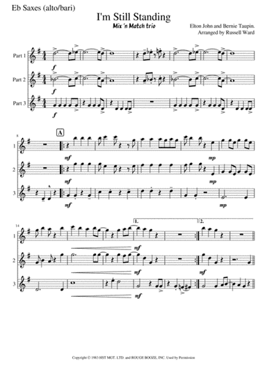 I'm Still Standing (arr. Russell Ward)