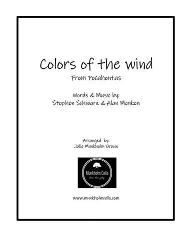 Colors Of The Wind (arr. Julie Munkholm Bruun)