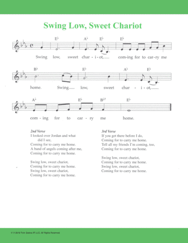 Swing Low, Sweet Chariot (arr. Hal Wright)
