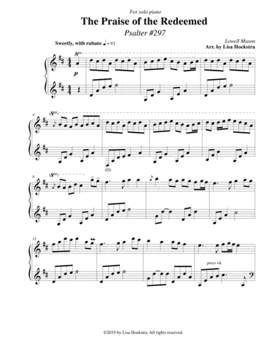 The Praise of the Redeemed(Psalter #297) (arr. Lisa Hoekstra)