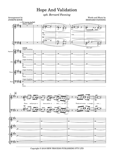 Hope And Validation (arr. Joseph Knox)