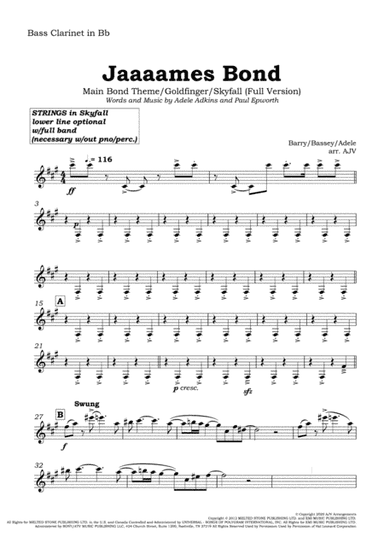 Skyfall (arr. Alistair Vennart)