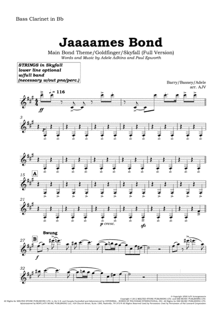 Skyfall (arr. Alistair Vennart)