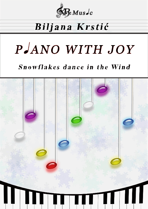Snowflakes dance in the wind