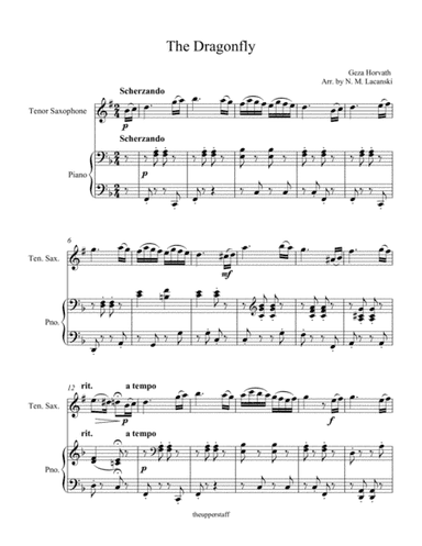 The Dragonfly (arr. Nick Lacanski)