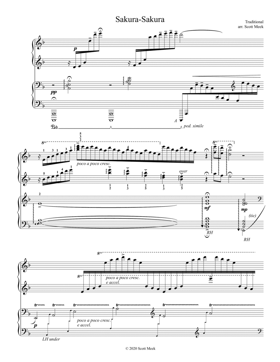 Sakura-Sakura (piano 4-hands)