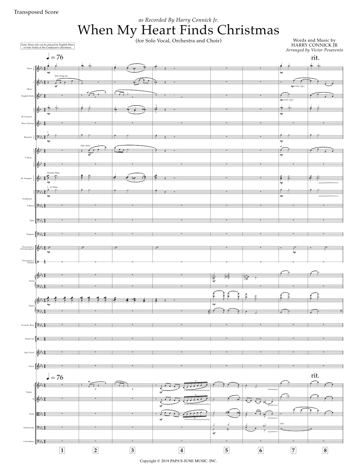 When My Heart Finds Christmas (arr. Victor Pesavento)