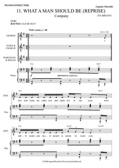 WHAT A MAN SHOULD BE (REPRISE)