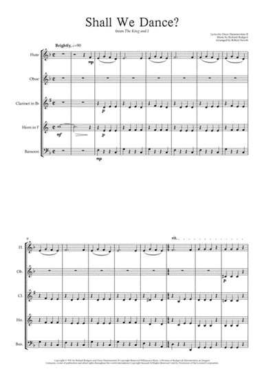 Shall We Dance? (arr. Robert Newth)