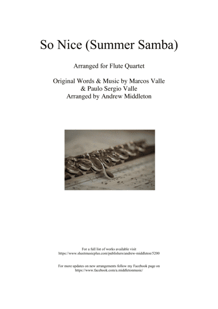 So Nice (summer Samba) (arr. Andrew Middleton)
