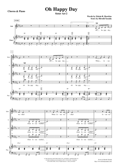 Oh Happy Day (arr. Hiroshi Yasuda)